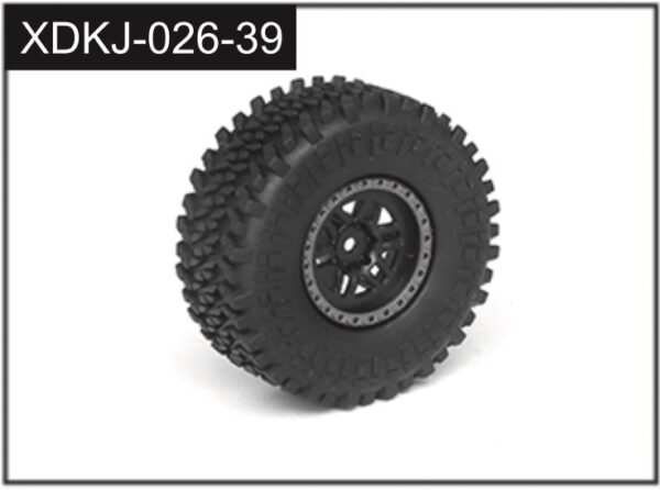 Absima Spare Wheel (2 pcs.) Reckless/Devotee red (J-026-39)