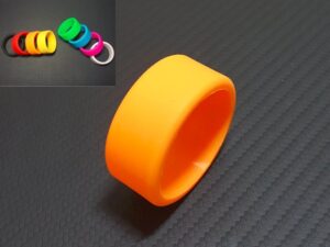 Vigor High Grip Steering Pad for Sanwa & Futaba (Orange)