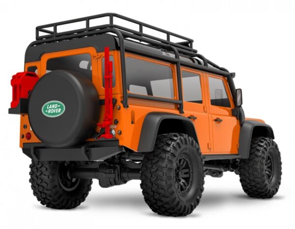 Traxxas TRX-4M 1/18 Land Rover Defender RTR Oranz - 2S LiPo/USB Charger