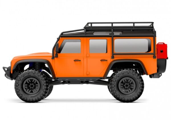 Traxxas TRX-4M 1/18 Land Rover Defender RTR Oranz - 2S LiPo/USB Charger