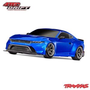 Traxxas 4-Tec Ford Mustang Brushed 1/10 Drift RTR Sinine