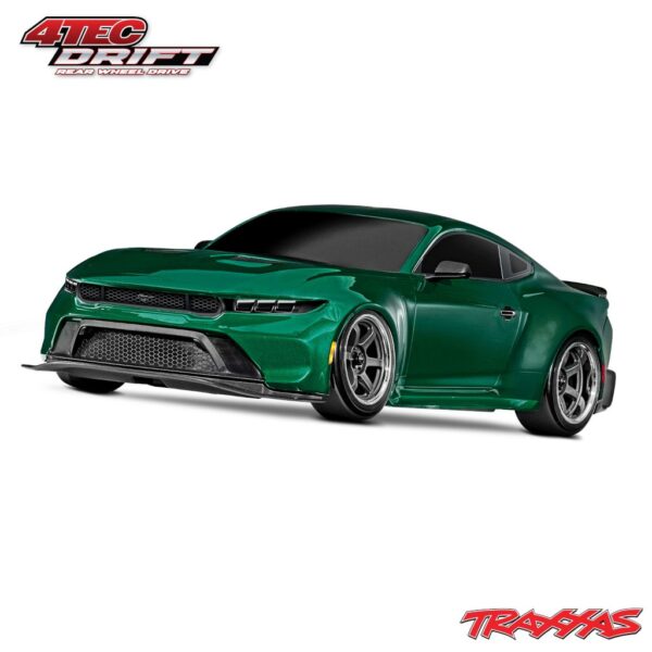 Traxxas 4-Tec Ford Mustang Brushed 1/10 Drift RTR Roheline