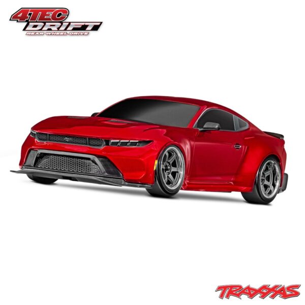 Traxxas 4-Tec Ford Mustang Brushed 1/10 Drift RTR Punane