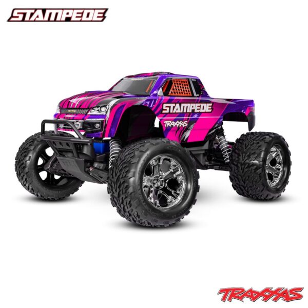 Traxxas Stampede 2wd Brushed HD 1/10 Monster Truck RTR Lilla