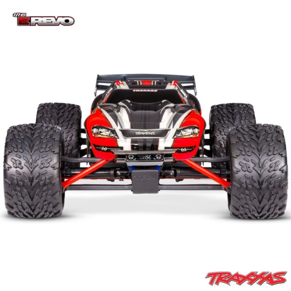 Traxxas E-Revo 4x4 Brushed 1/16 Monster Truck RTR Punane
