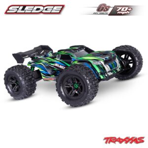 Traxxas Sledge 4x4 Belted 1/8 Monster-Truck Brushless RTR Green