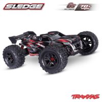 Traxxas Sledge 4x4 Belted 1/8 Monster-Truck Brushless RTR Red