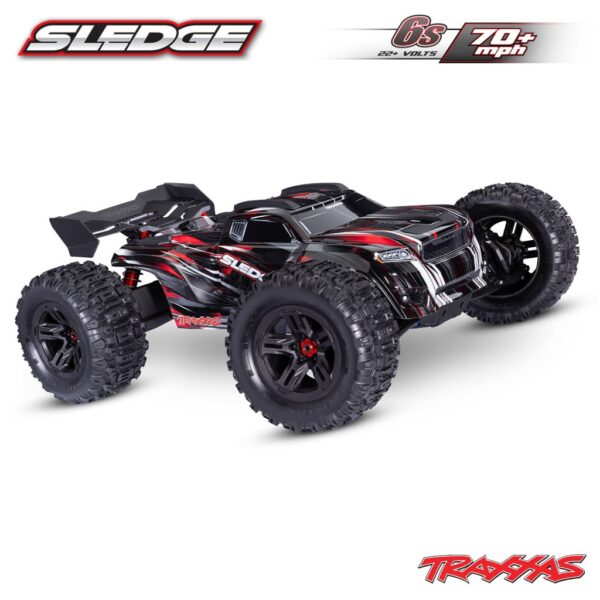 Traxxas Sledge 4x4 Belted 1/8 Monster-Truck Brushless RTR Red