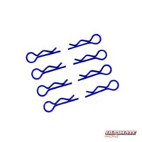 Ultimate Racing 1/10 Body Clips – Blue (8) (UR6411-A)