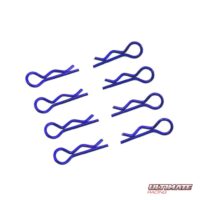 Ultimate Racing 1/8 Body Clips – Blue (8 pcs) (UR6412-A)