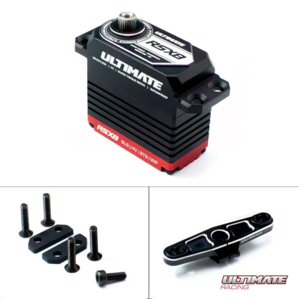 Ultimate Racing RSX8 Servo (37kg/0.075s/8.4V) T2