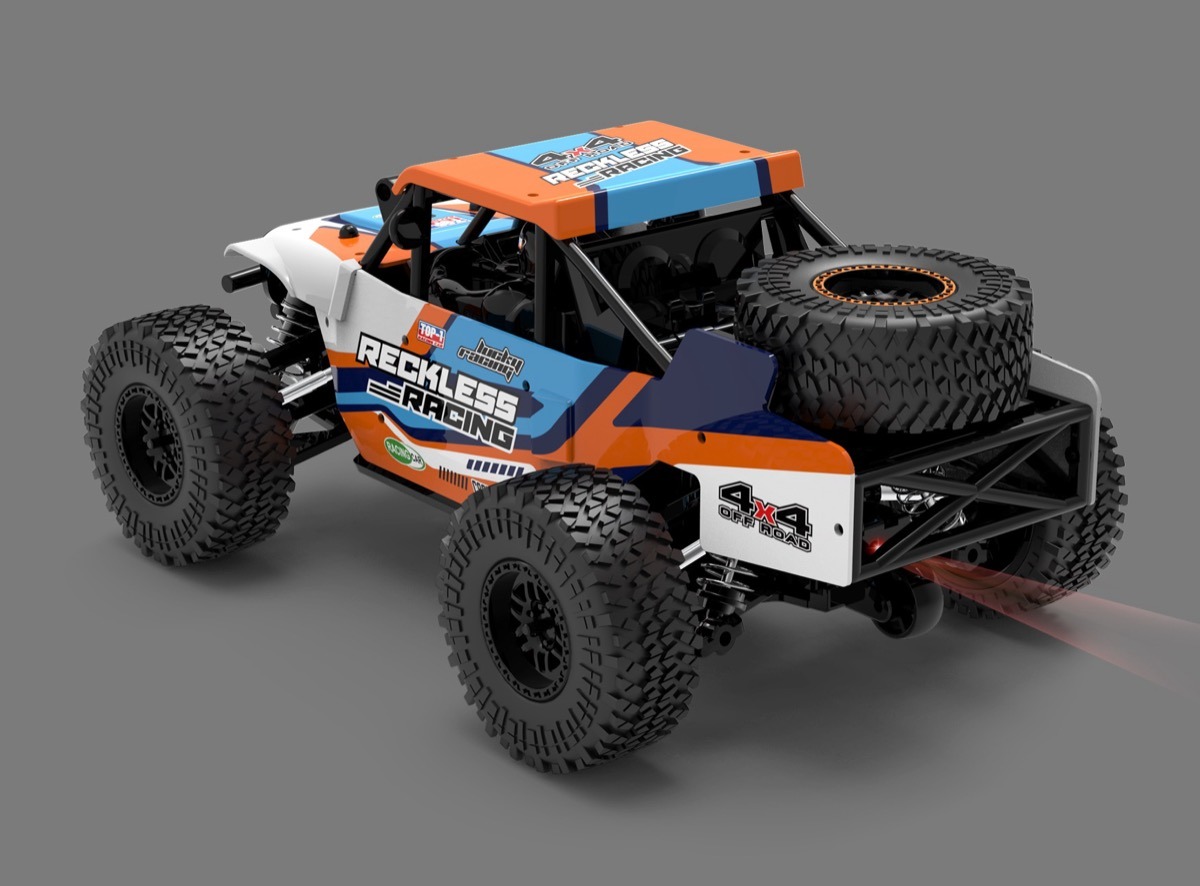 Absima Puldiauto RTR Absima 1/20 RECKLESS 4wd RC Truck RTR - Oranz 2 Absima 1/20 RECKLESS 4wd RC Truck RTR - Oranz