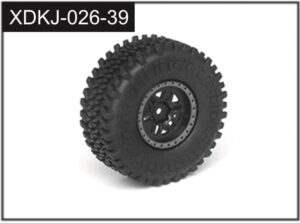 Absima Wheels (2) Reckless/Devotee Red #J-026-39