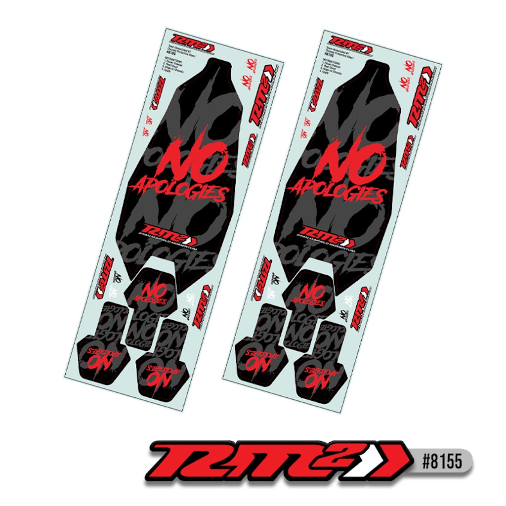 Chassis Protective Sheet RC10B7 RM2 No Apologies JCO8155 JConcepts 1 Chassis Protective Sheet RC10B7 RM2 No Apologies (8155) JConcepts