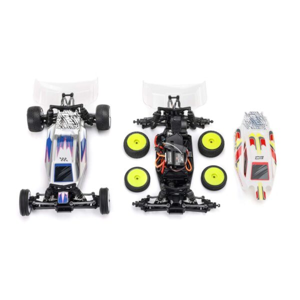 Losi 1:24 Micro-B 2WD RTR Race Buggy - Grey (Battery & Charger Included)