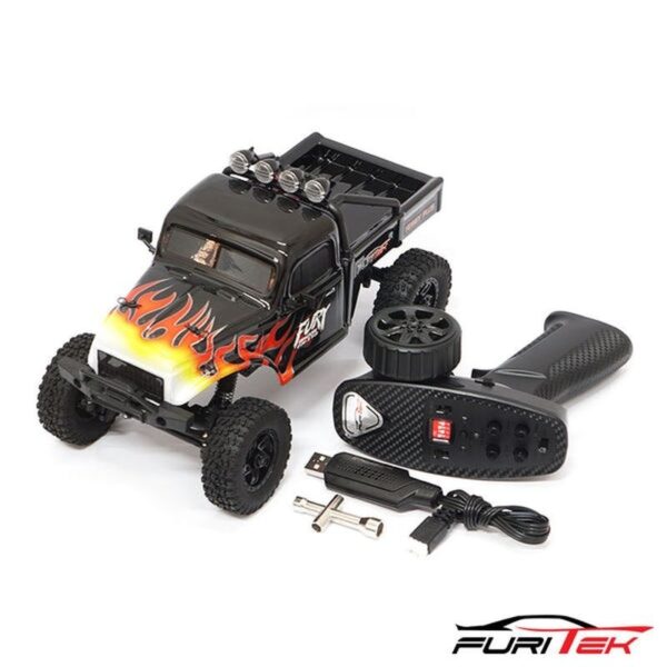 Furitek 1:18 RC Crawler Fury Wagon Black