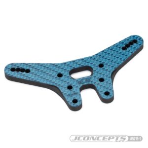 Shock Tower Rear Carbon -2mm Blue (5215-1) JConcepts