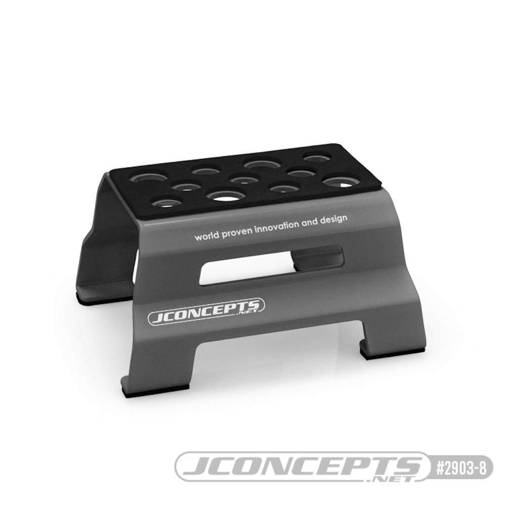 JConcepts Car Stand Metal Gray (2903-8) 1 JConcepts Car Stand Metal Gray (2903-8)