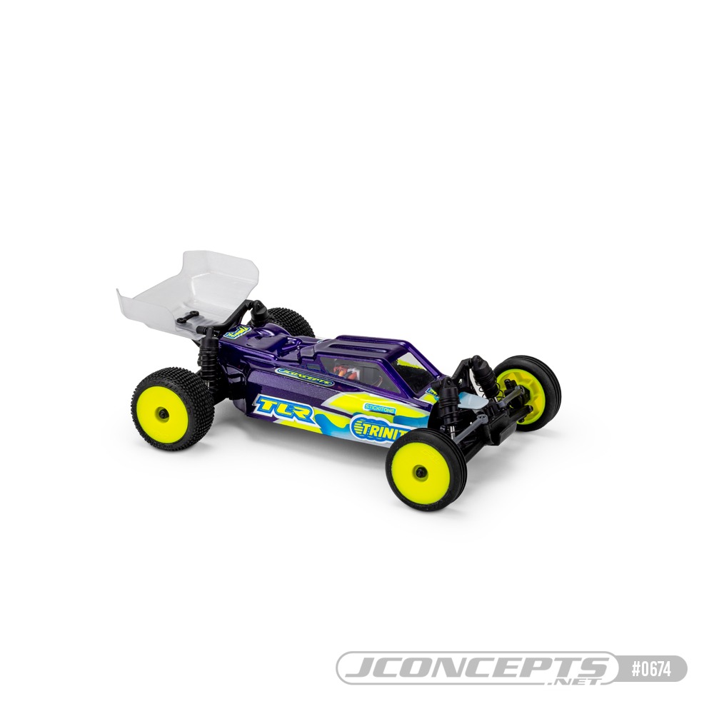 JConcepts F2 - Losi Micro B Kere koos tiivaga 1 JConcepts F2 - Losi Micro B Body w/ Wing
