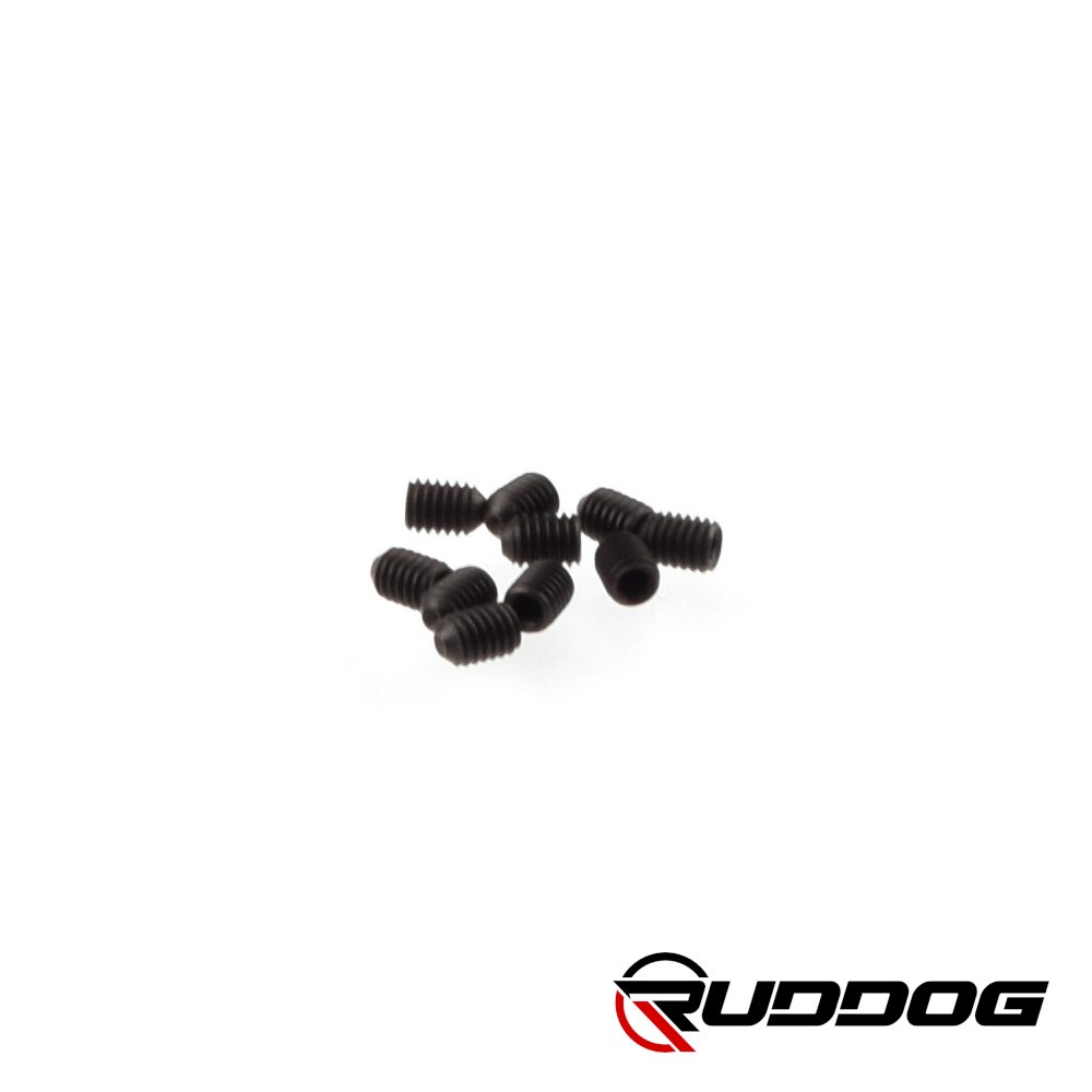 Ruddog M3x4mm Set Screws (10) 1 Ruddog M3x4mm Set Screws (10)