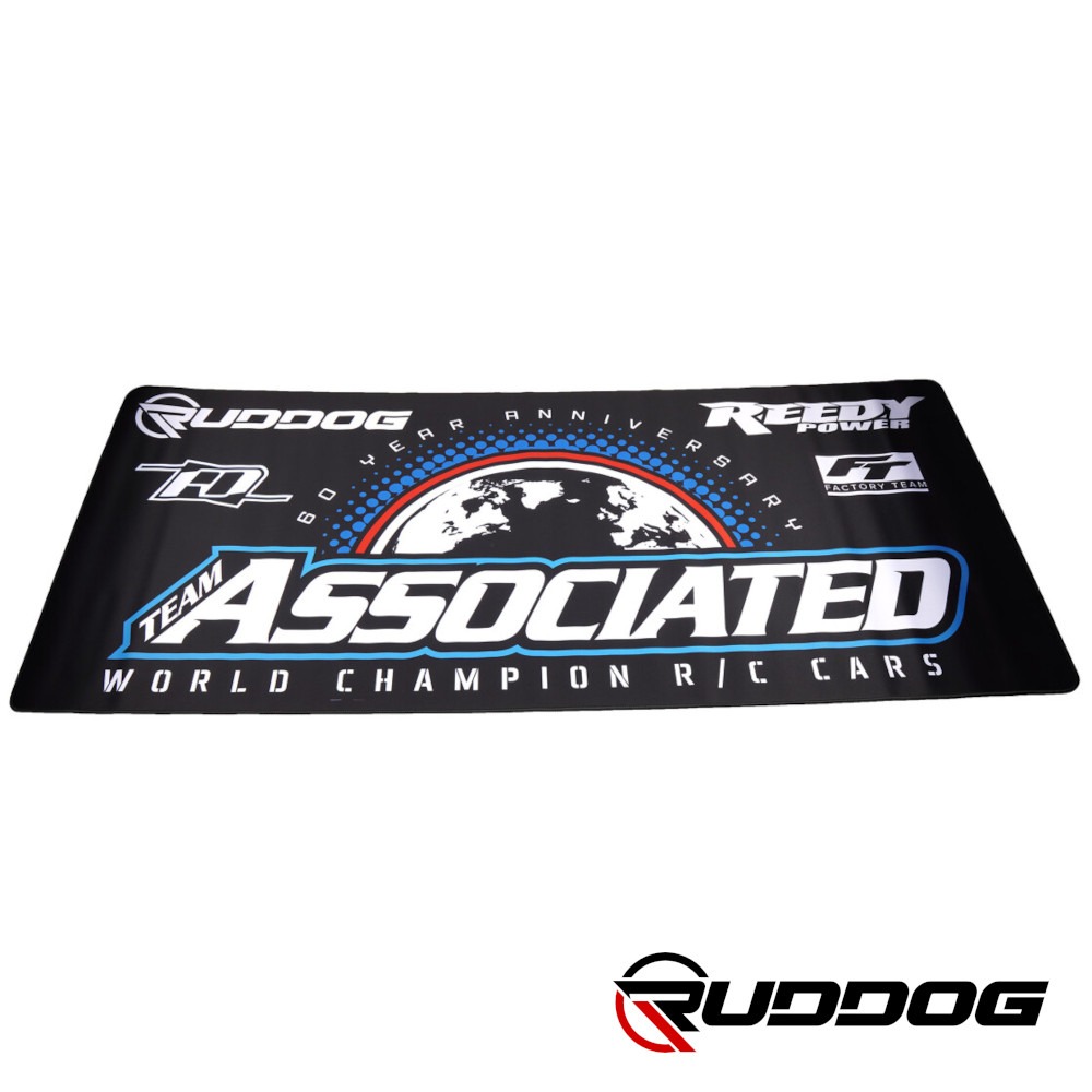 RUDDOG Team Associated WC24 Pit Mat (110x50 cm) (RP-0821) 1 RUDDOG Team Associated WC24 Pit Mat (110x50 cm) (RP-0821)