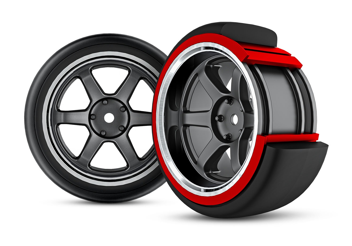 4-tec Traxxas 4-Tec Drift 1:10 RTR Ford Mustang - Rot 16 Traxxas 4-Tec Drift 1:10 RTR Ford Mustang - Rot
