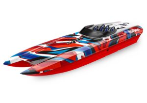 Traxxas DCB M41 RC Boat Catamaran BL 40" RTR Red