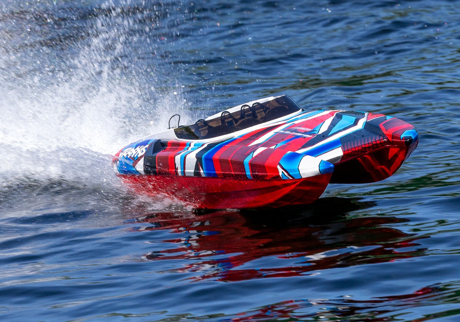 RC Paat Catamaran Traxxas DCB M41 RC Paat Catamaran BL 40" RTR Punane 24 Traxxas DCB M41 RC Paat Catamaran BL 40" RTR Punane