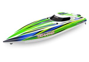 Traxxas Disruptor 4S Green Brushless RC Speed Boat 40+mph 756mm RTR