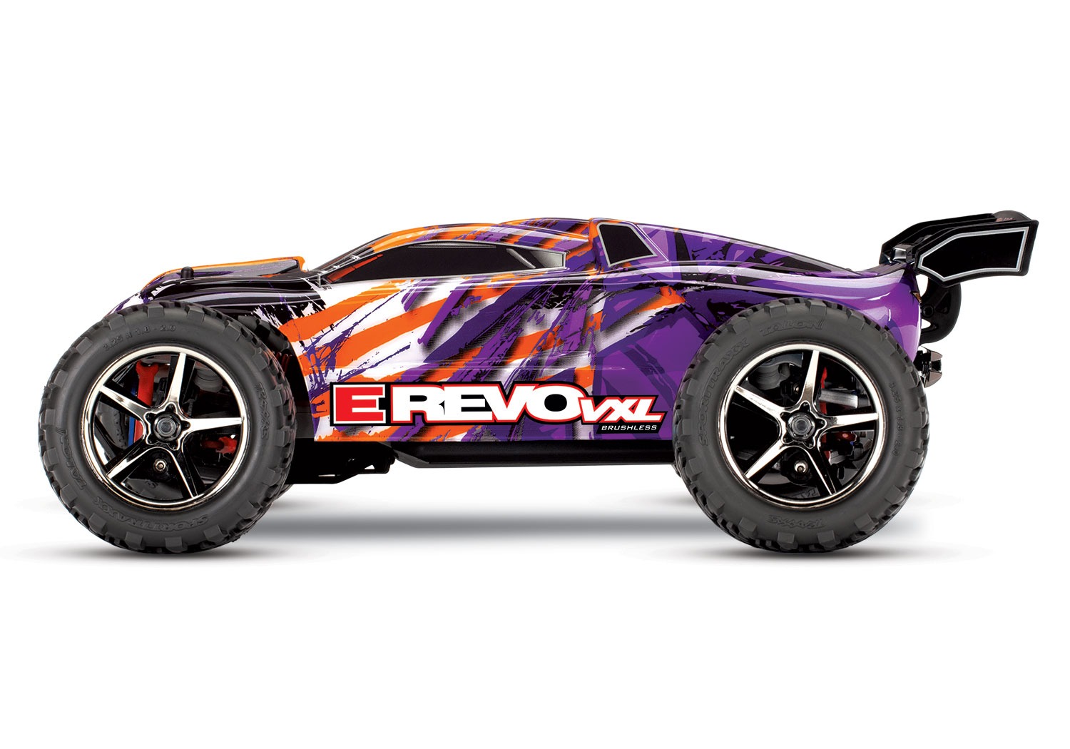 Traxxas E-Revo VXL Traxxas E-Revo VXL 4x4 Brushless 1:16 Racing Truck RTR - Purple 5 Traxxas E-Revo VXL 4x4 Brushless 1:16 Racing Truck RTR - Purple
