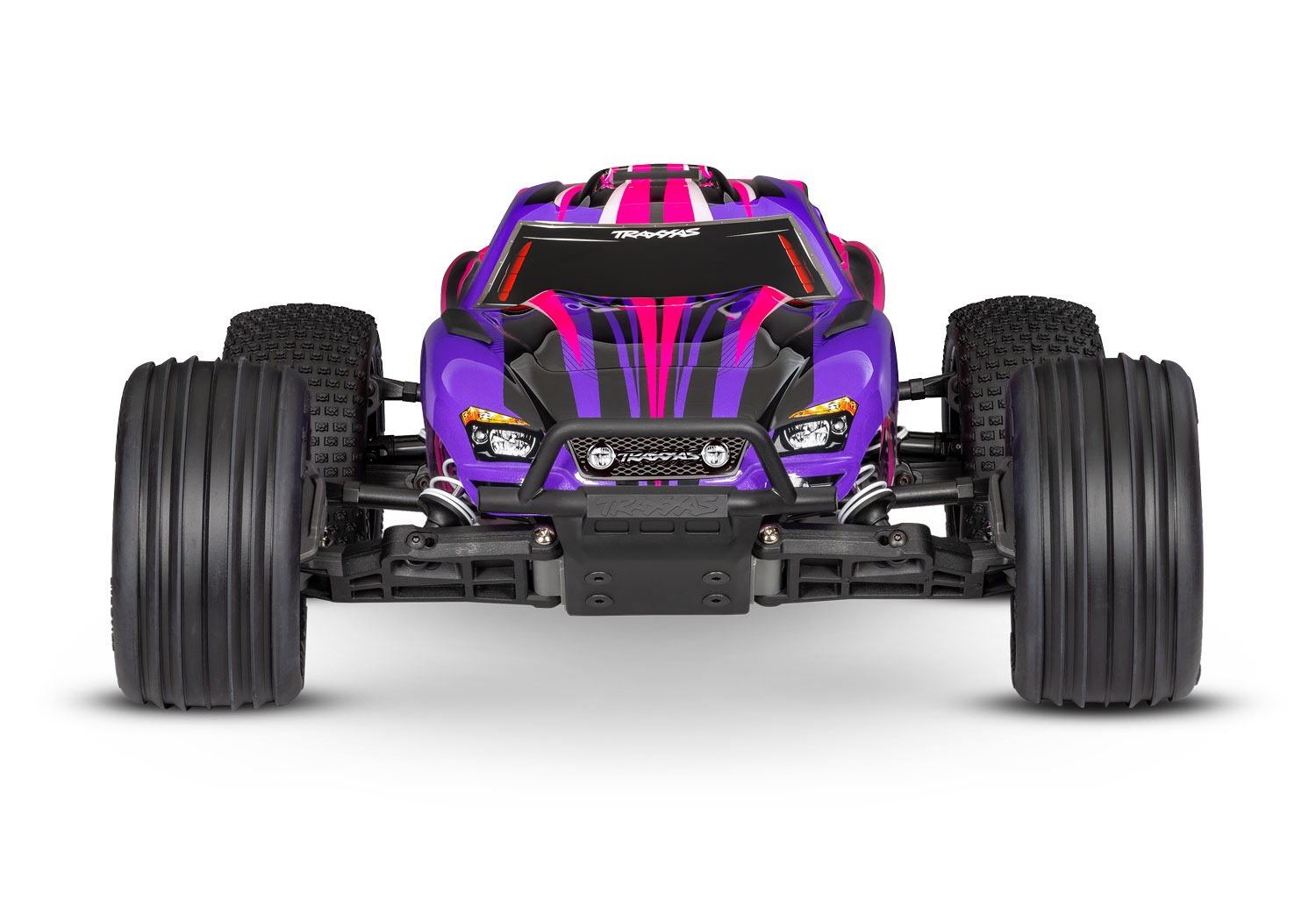Traxxas Rustler XL-5 Pinkki Traxxas Rustler 2wd XL-5 1:10 Stadium Truck with battery - Pink 2 Traxxas Rustler XL-5 1:10 2wd -harrastusauto akulla - pinkki
