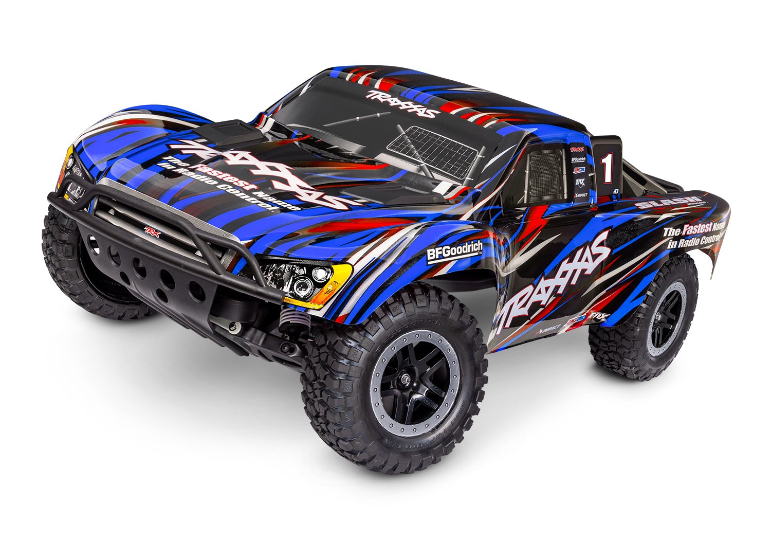 Traxxas Slash 2wd BL-2S BL HD 1/10 Short-Course RTR Sinine 1 Traxxas Slash 2wd BL-2S BL HD 1/10 Short-Course RTR Blue