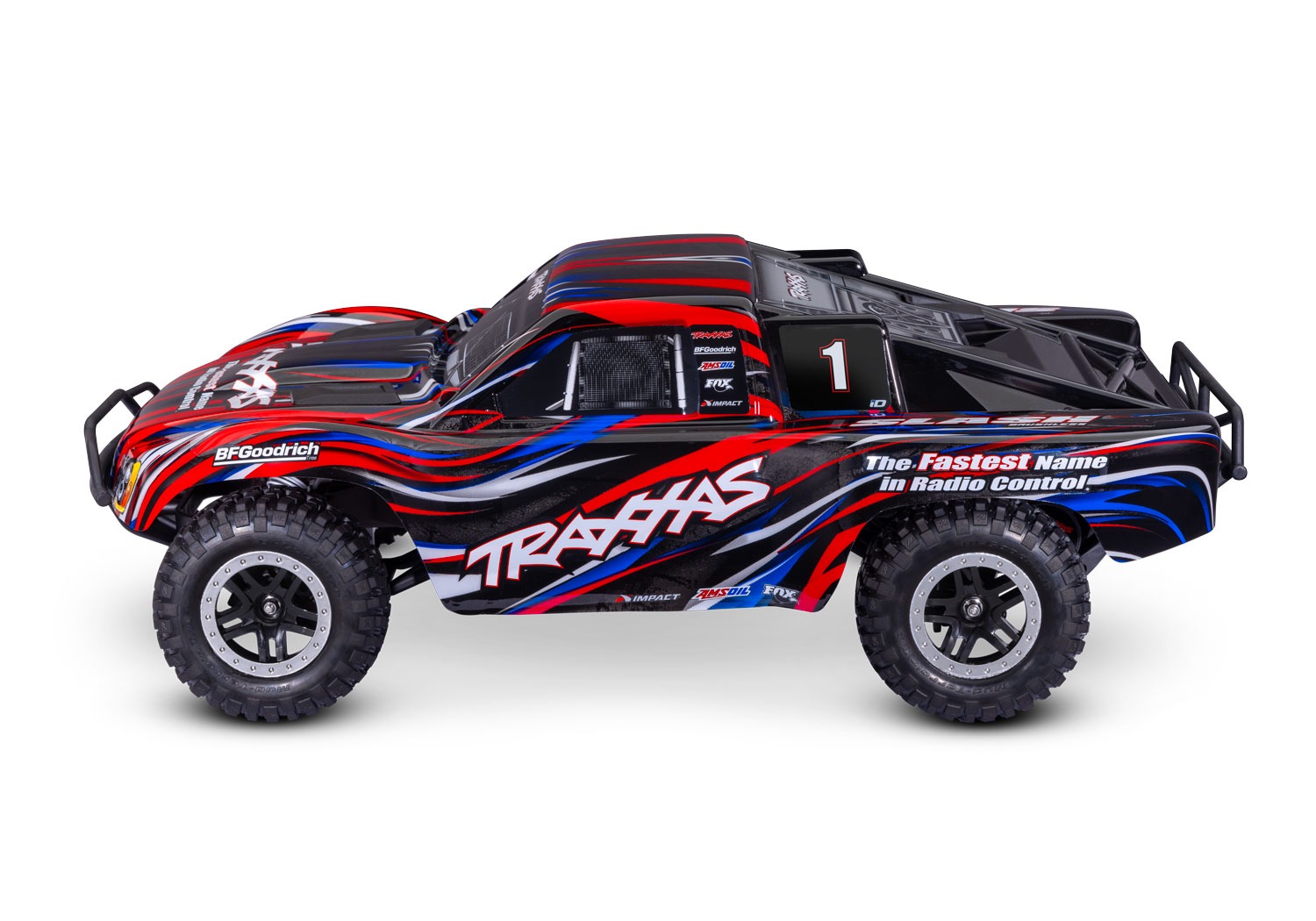 Traxxas Slash 2wd BL-2S BL HD 1/10 Short-Course RTR Punane 2 Traxxas Slash 2wd BL-2S BL HD 1/10 Short-Course RTR Punane