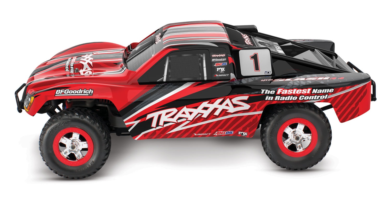 Traxxas Slash 4x4 Brushed 1/16 Short-Course RTR Punane 2 Traxxas Slash 4x4 Brushed 1/16 Short-Course RTR Punane