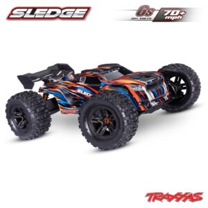 Traxxas Sledge 4x4 Belted 1/8 Monster-Truck Brushless RTR Orange
