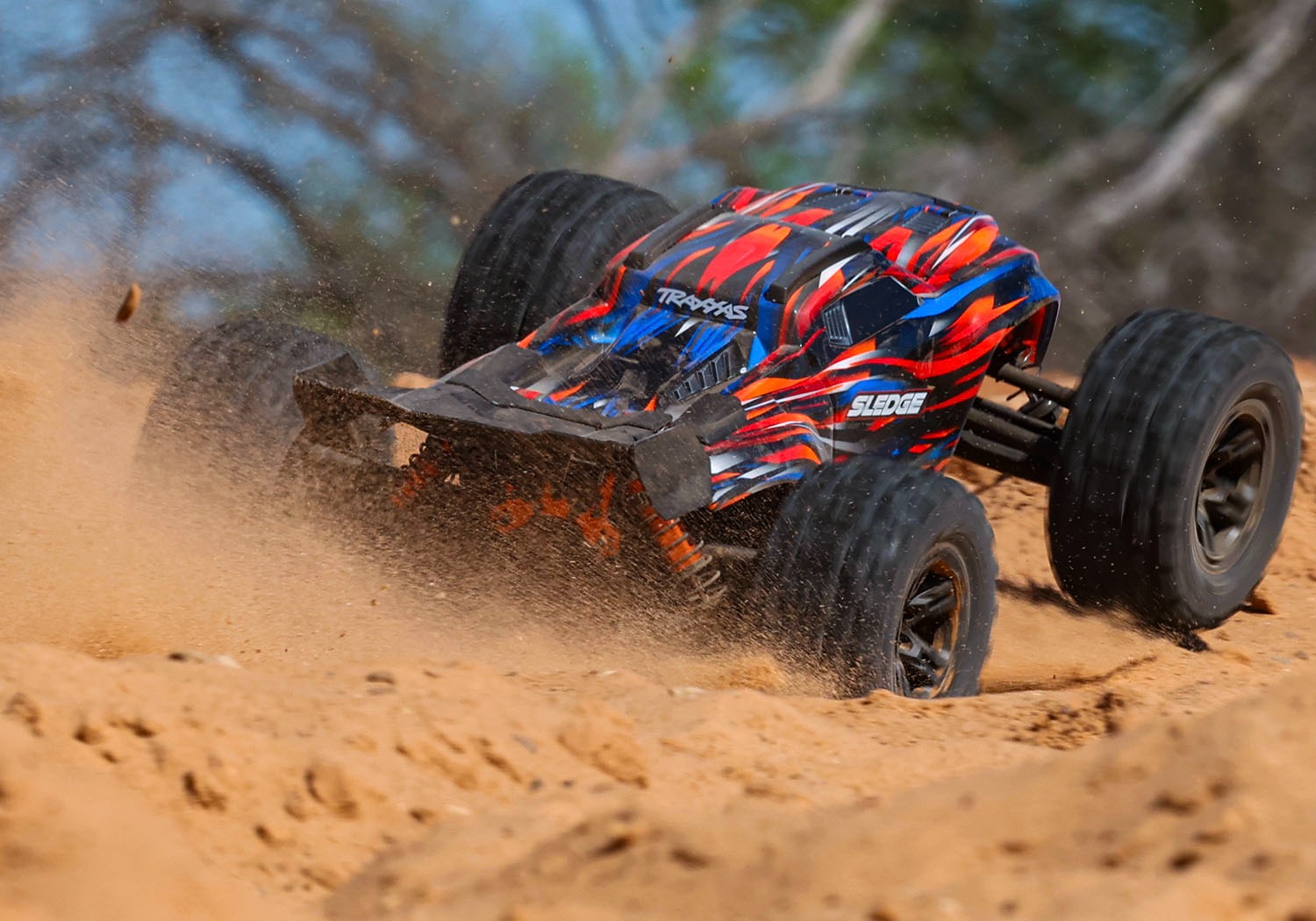 Traxxas Sledge 4x4 Belted 1/8 Monster-Truck Brushless RTR Green 29 Traxxas Sledge 4x4 Belted 1/8 Monster-Truck Brushless RTR Green