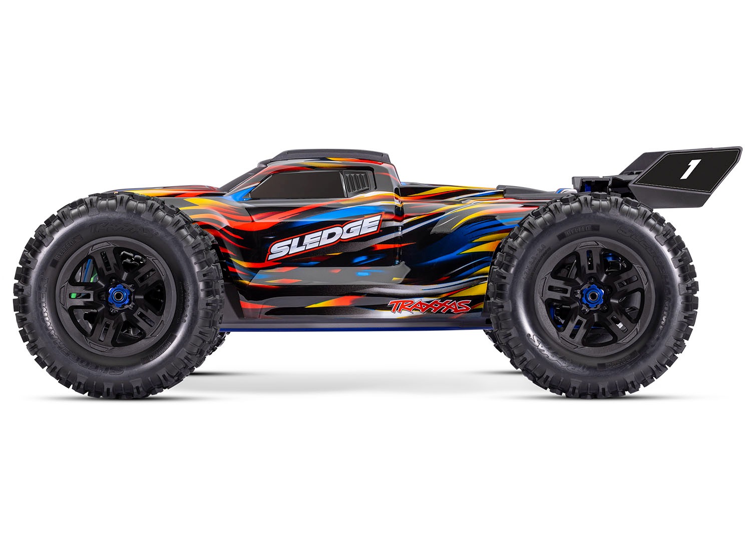 Traxxas Sledge Traxxas Sledge 4x4 Belted 1/8 Monster-Truck Brushless RTR Blue 2 Traxxas Sledge 4x4 Belted 1/8 Monster-Truck Brushless RTR Blue