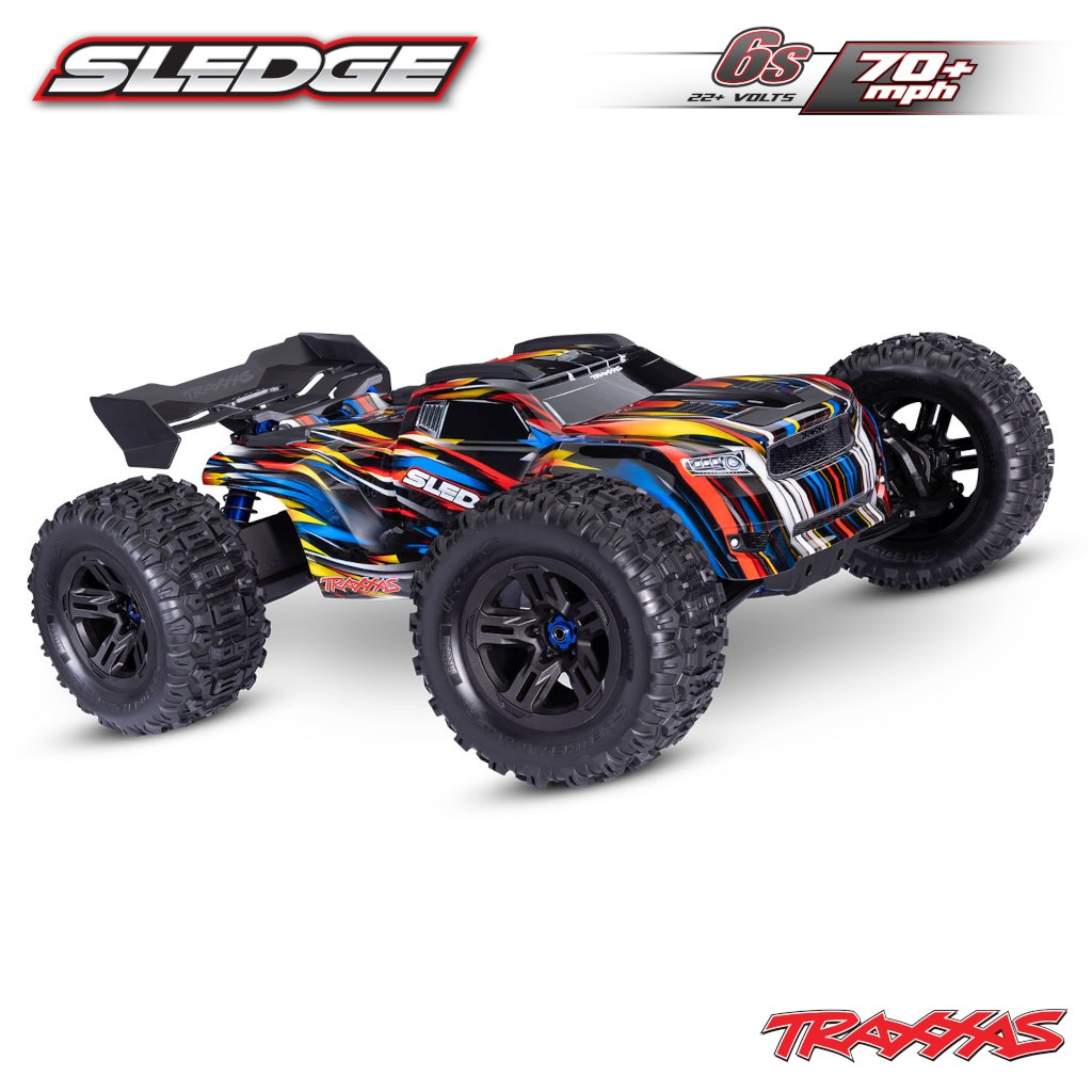 Traxxas Sledge Traxxas Sledge 4x4 Belted 1/8 Monster-Truck Brushless RTR Blue 1 Traxxas Sledge 4x4 Belted 1/8 Monster-Truck Brushless RTR Blue