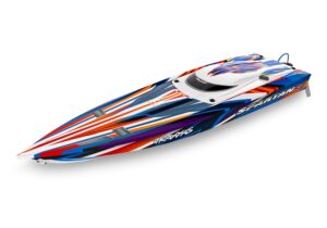 Traxxas Spartan SR Orange Brushless RC Speed Boat 50+mph 1060mm RTR