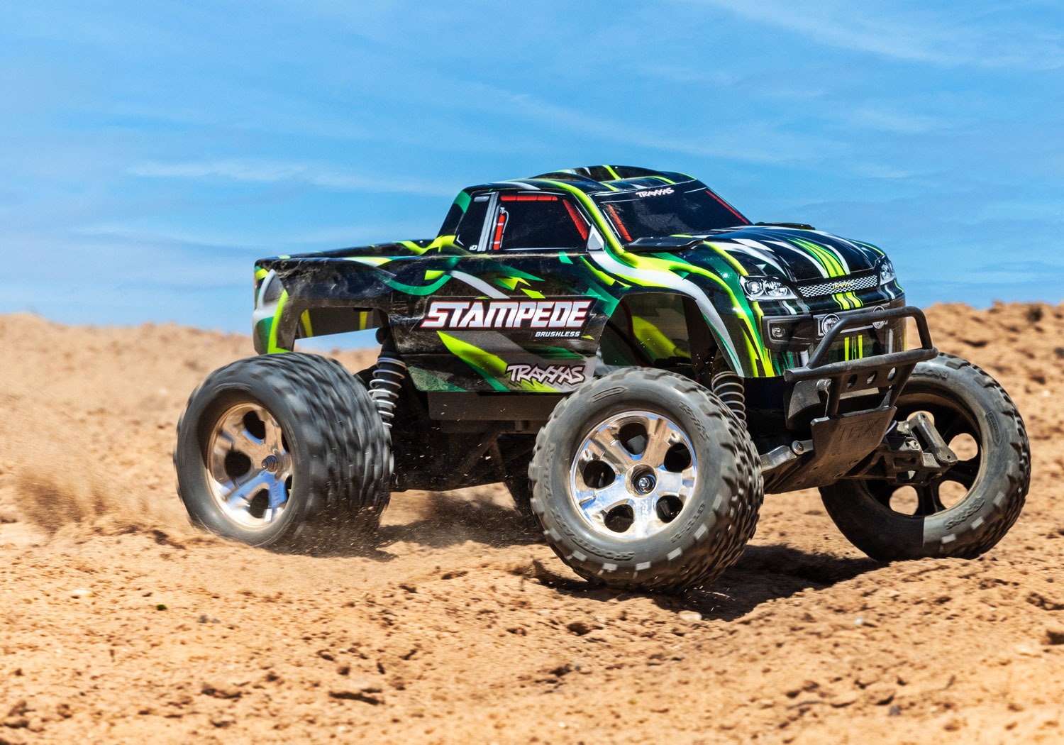 Traxxas Stampede 2wd BL-2S BL HD 1/10 Moster Truck RTR Blue 10 Traxxas Stampede 2wd BL-2S BL HD 1/10 Moster Truck RTR Blue