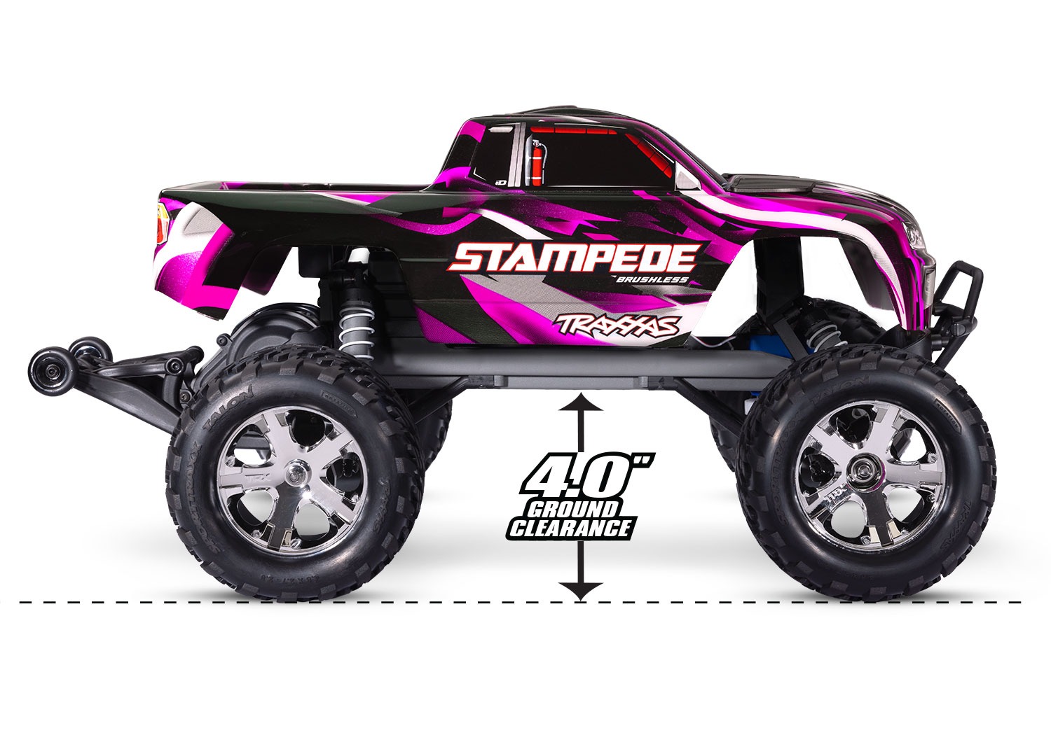 Traxxas Stampede 2wd BL-2S BL HD 1/10 Moster Truck RTR Green 6 Traxxas Stampede 2wd BL-2S BL HD 1/10 Moster Truck RTR Green