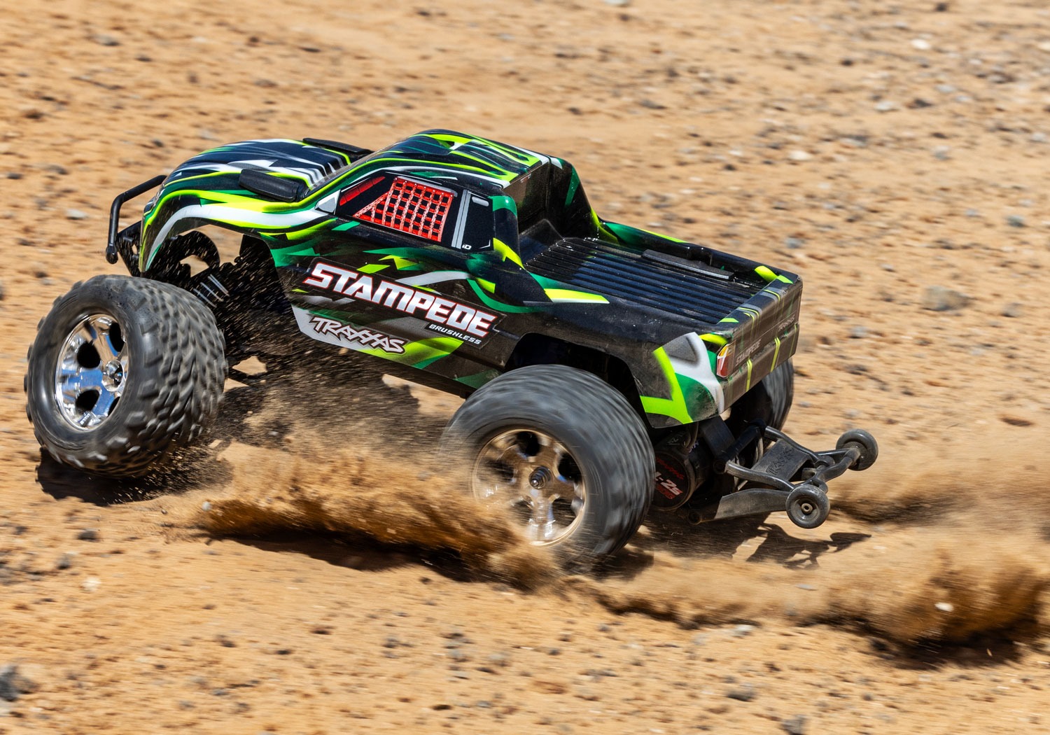 Traxxas Stampede 2wd BL-2S BL HD 1/10 Moster Truck RTR Green 12 Traxxas Stampede 2wd BL-2S BL HD 1/10 Moster Truck RTR Green