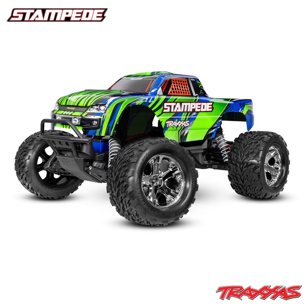 Traxxas Stampede 2wd Brushed HD 1/10 Monster Truck RTR Roheline 1 Traxxas Stampede 2wd Brushed HD 1/10 Monster Truck RTR Green
