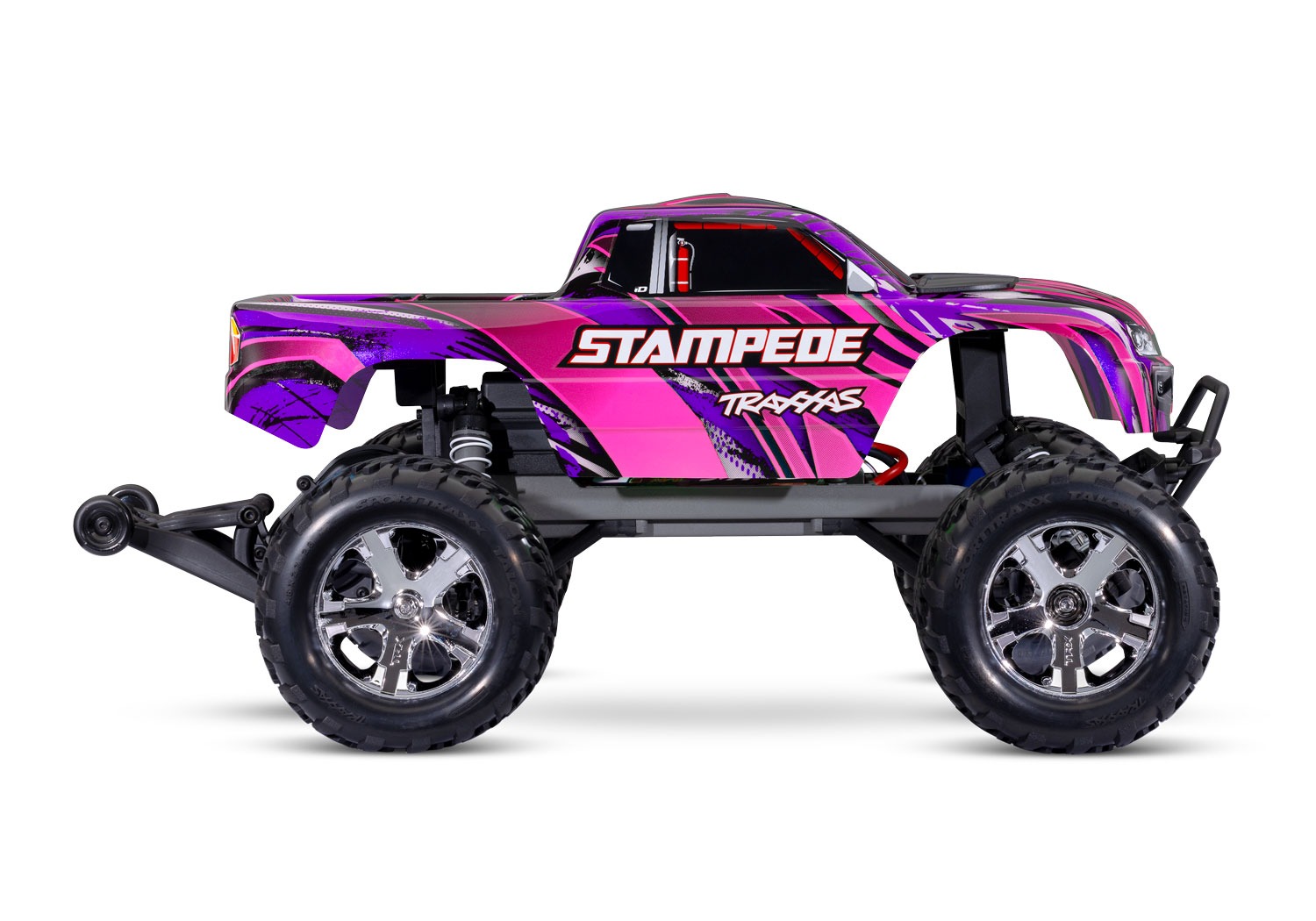 Traxxas Stampede 2wd Brushed HD 1/10 Monster Truck RTR Lilla 3 Traxxas Stampede 2wd Brushed HD 1/10 Monster Truck RTR Lilla