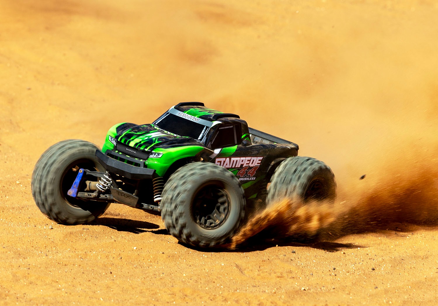 Traxxas Stampede 4x4 BL-2S HD BL 1/10 Monster-Truck RTR Green 29 Traxxas Stampede 4x4 BL-2S HD BL 1/10 Monster-Truck RTR Green