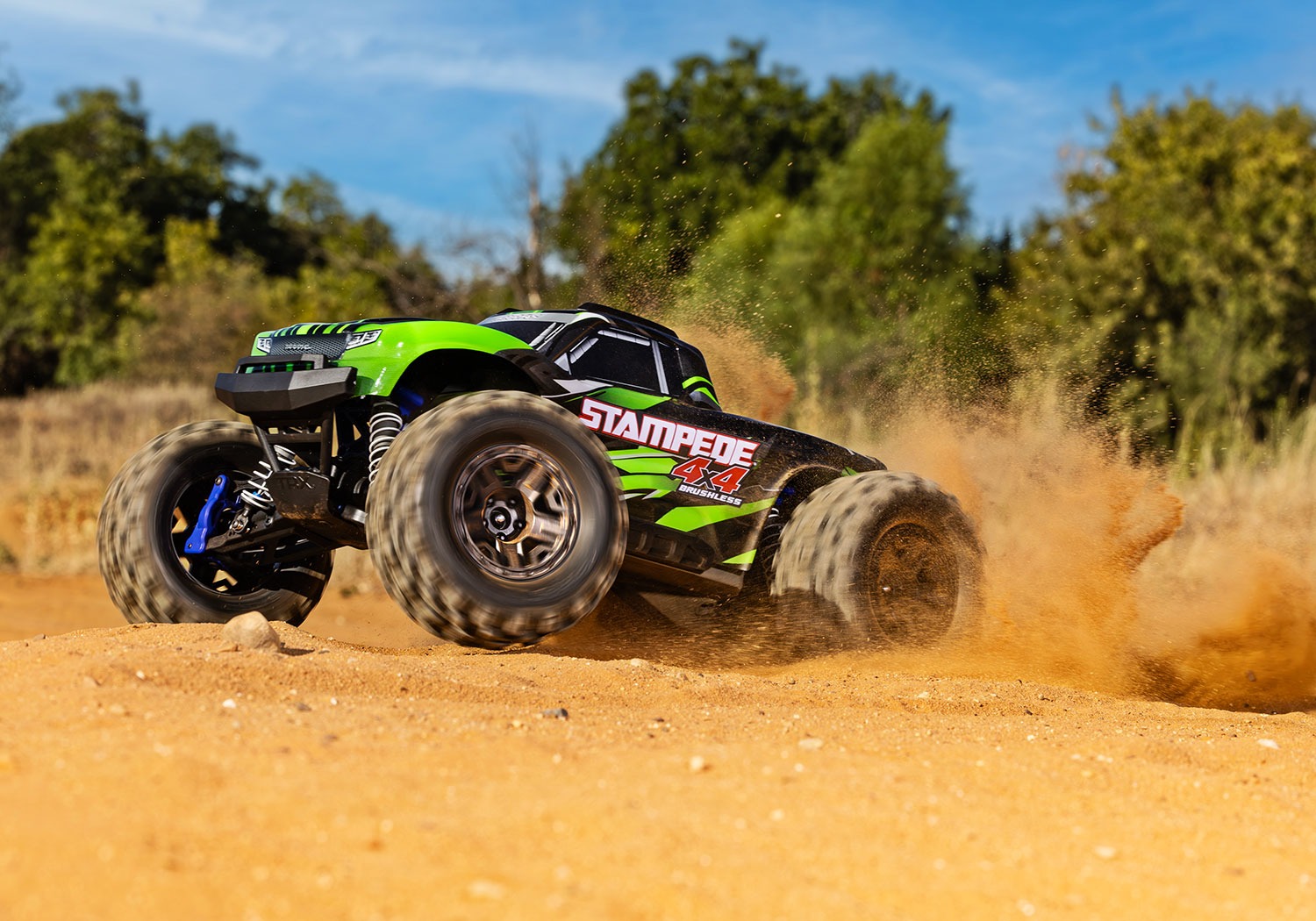 Traxxas Stampede 4x4 BL-2S HD BL 1/10 Monster-Truck RTR Green 24 Traxxas Stampede 4x4 BL-2S HD BL 1/10 Monster-Truck RTR Green