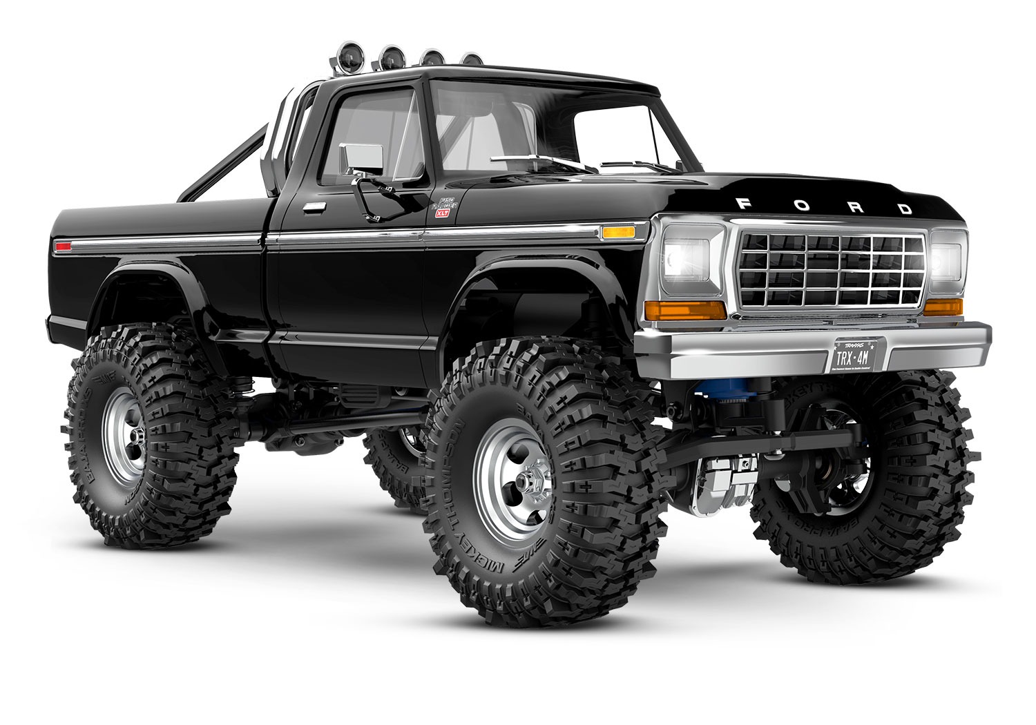 Traxxas TRX-4M 1/18 Ford F150 Lifted RTR Mini Crawler - must, 2S LiPo/USB Laadija 1 Traxxas TRX-4M 1/18 Ford F150 Lifted RTR Mini Crawler - black, 2S LiPo/USB Charger