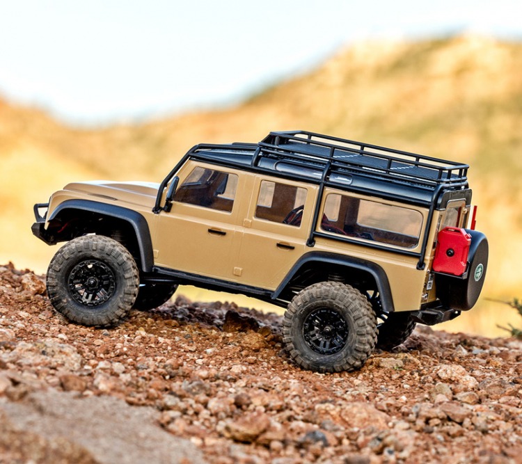 Traxxas TRX-4M 1:18 Land Rover Defender RTR mini-crawler – liivakarva, 2S LiPo 7 Traxxas TRX-4M 1:18 Land Rover Defender RTR mini-crawler – liivakarva, 2S LiPo