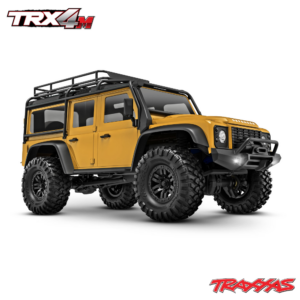 Traxxas TRX-4M 1:18 Land Rover Defender RTR mini-crawler - tan, 2S LiPo