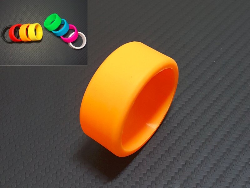 Vigor High Grip Steering Pad for Sanwa & Futaba (Orange) 1 Vigor High Grip Steering Pad for Sanwa & Futaba (Orange)
